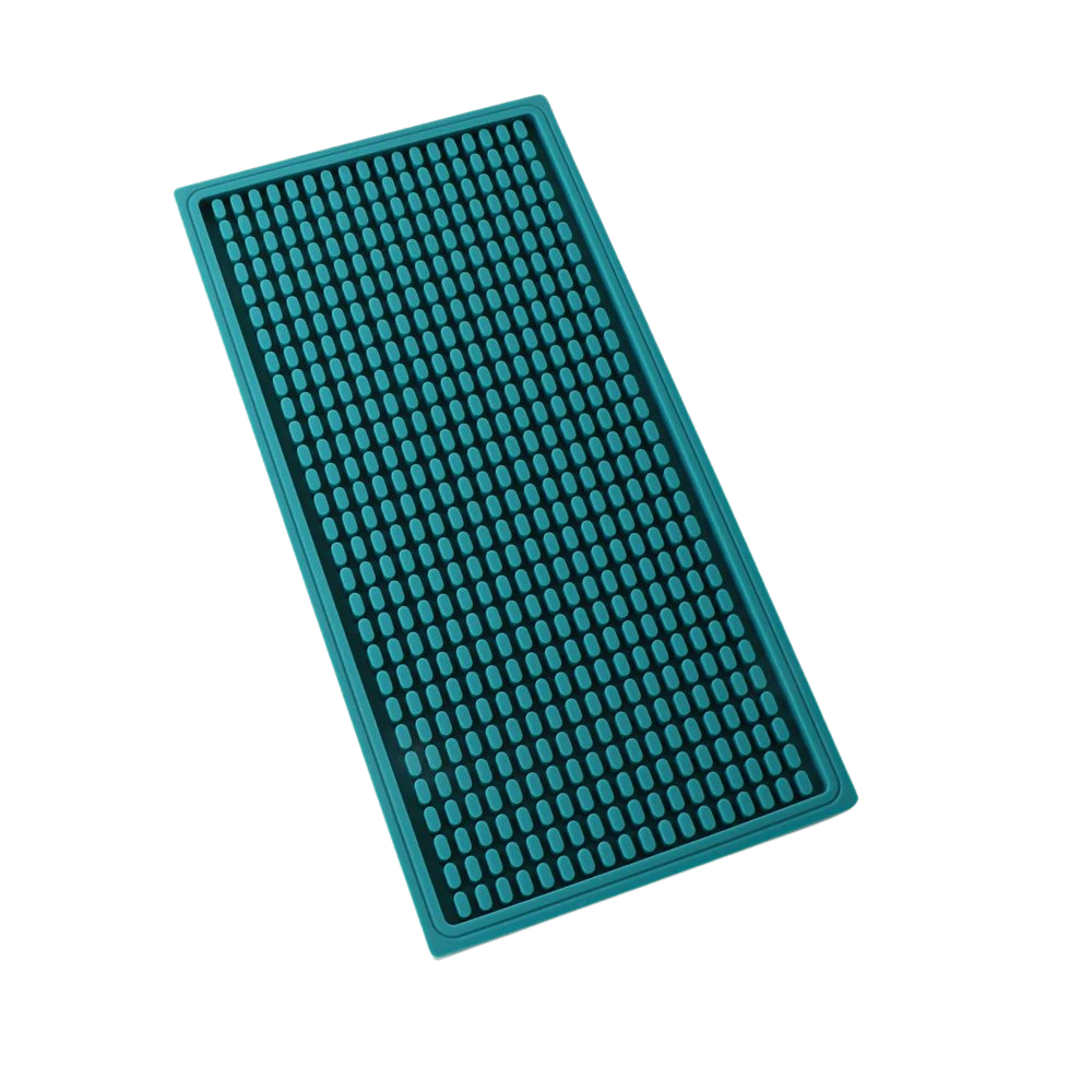 Teal bar mat